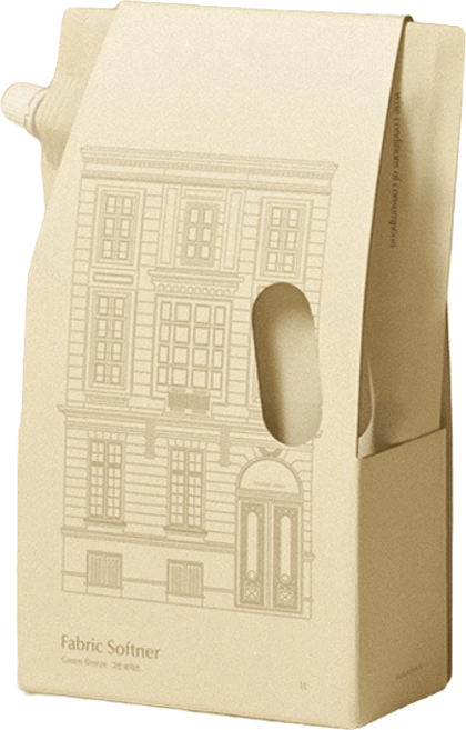 마켓올슨 고농축 반컵 섬유유연제 리필, 1개