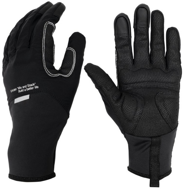 아덴바이크 방풍 방수 기모 자전거 겨울 장갑 STACK 윈터 윈드 글러브, 블랙, 1개