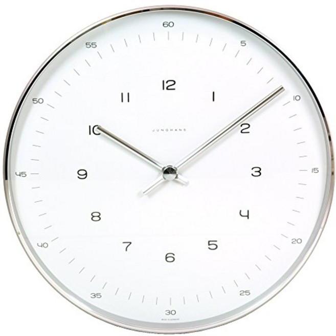JUNGHANS 융한스 3676047.00 맥스빌 직경 30 cm 벽시계