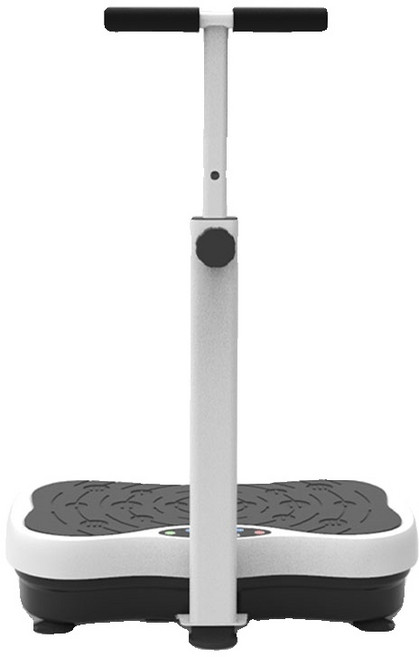 SMABAT 가장용 손잡이식 진동운동기 전신 덜덜이 운동기 저소음 진동 운동기구 집에서 운동 가능한 기구 379C, 흰색 팔걸이형