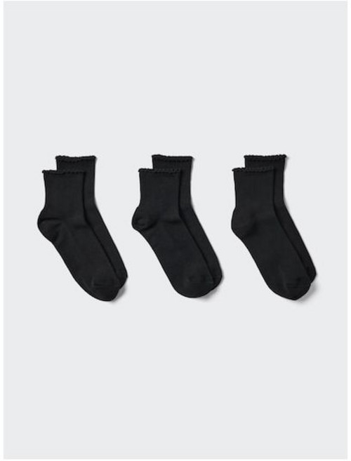 유니클로 양말 3켤레 크루프릴