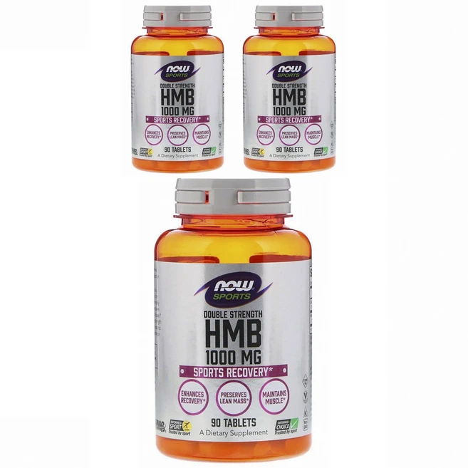 나우푸드 HMB 1000mg 스포츠 리커버리 타블렛 비건, 90정, 3개 - 쿠팡