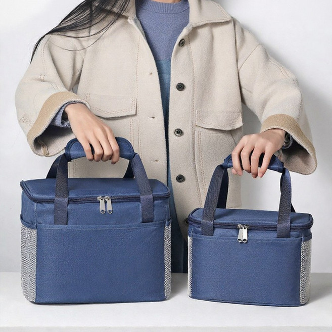 [보냉굿] 카모리 보냉 도시락가방 이유식 골프, 블루베리, 1개