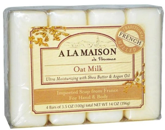 A LA MAISON 오트 밀크 바 솝 4개입 - 쿠팡
