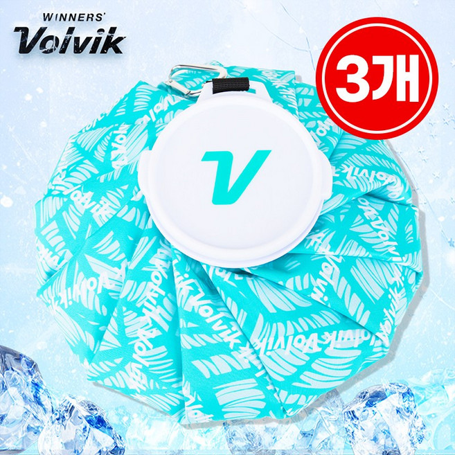 볼빅 퓨어쿨 대왕 얼음주머니 팜트리 에디션 골프 아이스팩 대용량
