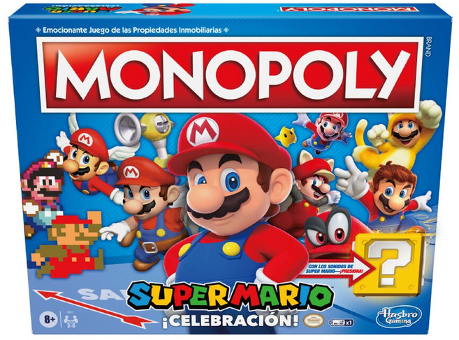 Monopoly 地產大亨 歡慶超級瑪利歐紀念版 繁體中文家庭桌遊, 1個, 地產大亨歡慶超級瑪利歐紀念版