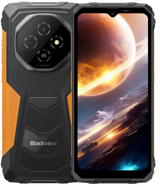 블랙뷰 FORT 1 러기드 폰 6.65인치 4GB+128GB 6GB+256GB 스마트폰 안드로이드 15 유니소크 타이거 T615 100, 02 128G, 01 Add All Accessory, 01 주황색, 128GB