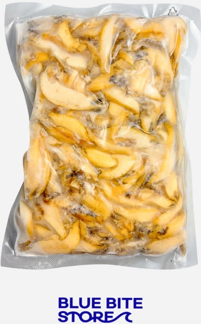 완도산 자숙 전복슬라이스 냉동 손질 전복순살, 1개, 500g