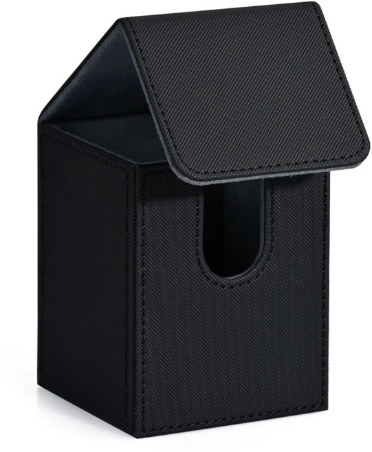 가죽 유희왕 보관함 1개 검정/보라, 1박스, 검은색-회색