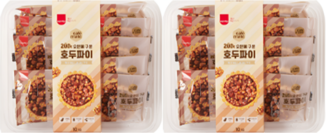 삼립 오븐에 구운 호두파이 40g, 20개