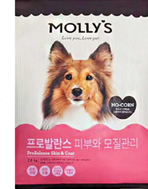 [몰리스]프로발란스 피부관리와 모질강화 전연령 6kg, 2.6kg, 닭+곡물, 1개