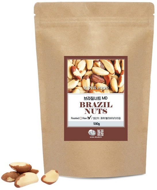 [견과공장] 브라질너트 A등급 MD 500g, 1개