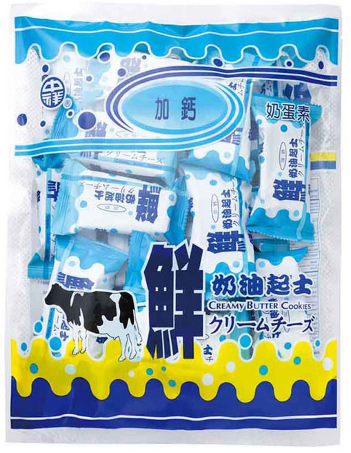 中祥鮮奶油起士餅乾 300公克, 1個, 300g