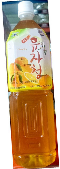 청솔 유자청 1.5L 6개 차