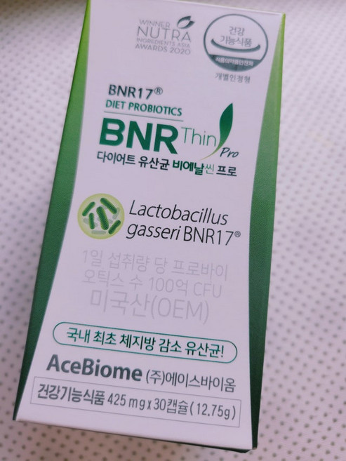 BNR17 비에날씬 프로 다이어트유산균 모유유래 체지방감소 1개월 캡슐, 1개, 30정