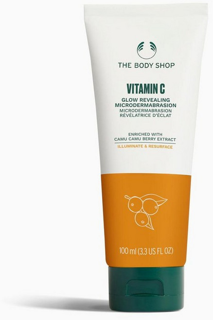 호주 더바디샵 The Body Shop Vitamin C Glow 비타민C 글로우 리빌링 마이크로더마브레이션 페이스 스크럽, 1개, 100ml
