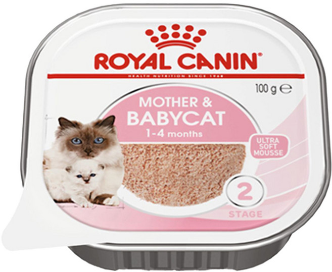 로얄캐닌 마더앤 베이비캣 캔 트레이 아기고양이 100gx6개 습식 주식캔, 100g, 6개, 닭