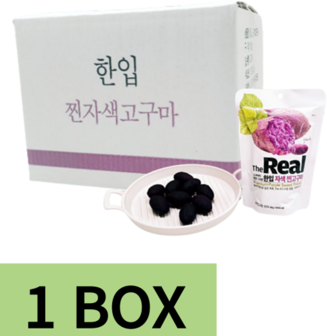 리치팜너트 한입자색 고구마 스낵, 80g, 20개