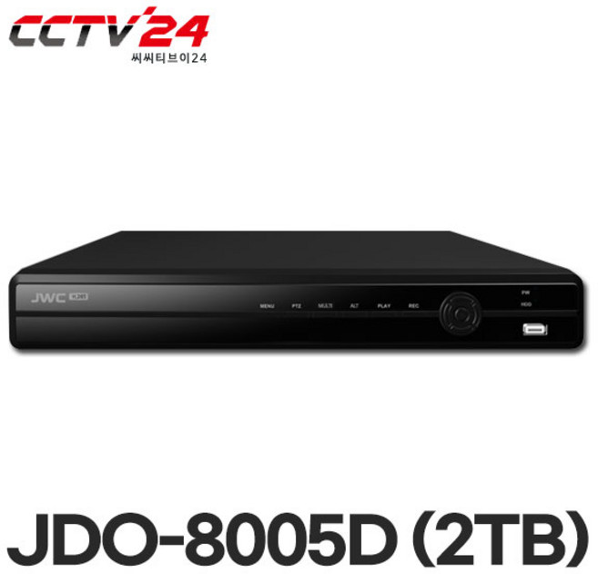 JWC 500만화소 4채널 8채널 16채널 DVR CCTV녹화기, JDO-8005D 8채널+2TB