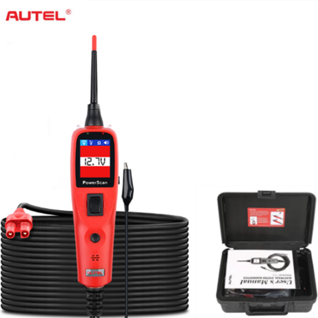 Autel 파워 스캔 PS100 자동 전기 회로 AVO 미터 테스터 내장 손전등 12-24V, [01] P5100 Cable, 1개