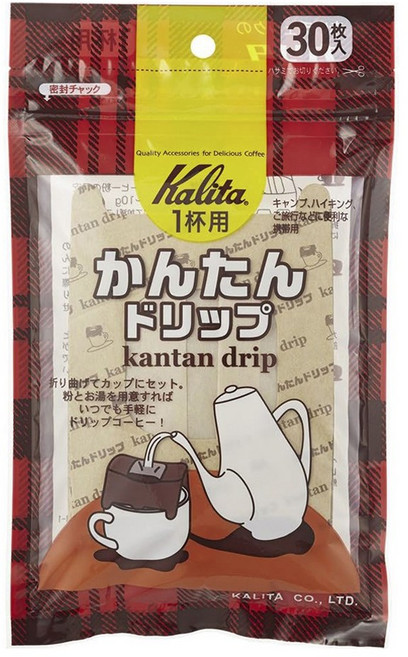 칼리타 간단 드립 커피필터, 1개, 30개