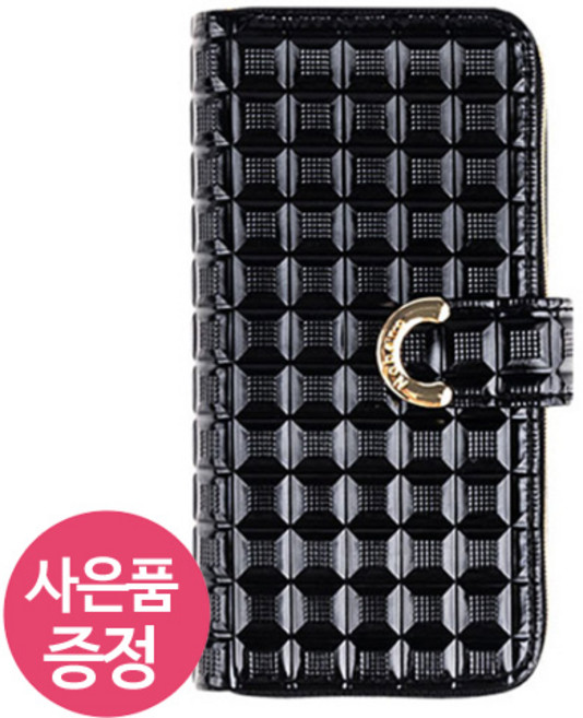 갤럭시 A32 LTE / SM-A325 / SRSJKD 지퍼 가죽 지갑형 카드수납 다이어리 휴대폰 케이스 + 깜짝사은품