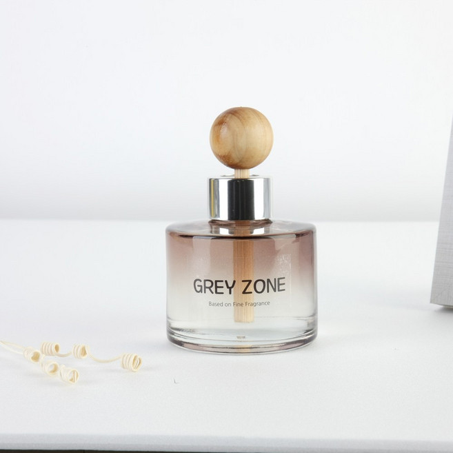 [그레이존] 차량용 디퓨저 방향제 120ml+리필 200ml, 잉글리쉬페어프리지아, 1개