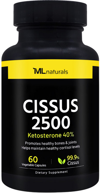 [미국빠른직구] 마이라이프 내추럴스 시서스 2500 케토스테론 40% 60정, 1개