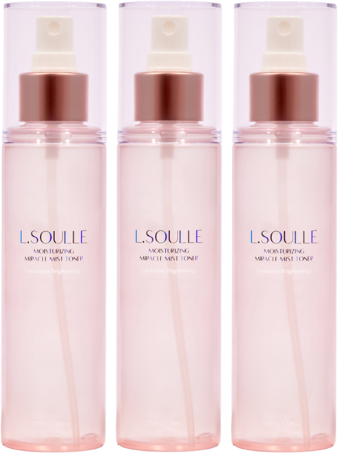 엘솔레 단 1회 사용 피부 진정 118%개선 임상 아이돌 승무원 미스트, 150ml, 3개