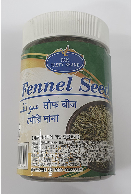 팬넬씨드 Fennel Seed, 1개, 100g