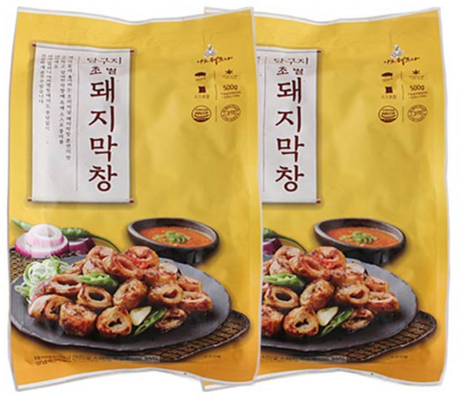 달구지푸드 달구지막창 초벌돼지막창 500g, 1개