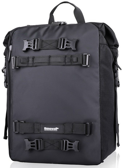 라이노워크 오토바이 리어백 30L 사이드백 바이크 가방 MT21630, 블랙