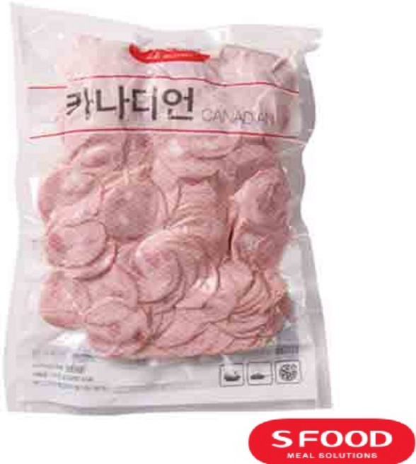 에쓰푸드 카나디언 소시지 1kg 냉동 훈연 그릴용 소시지, 2개