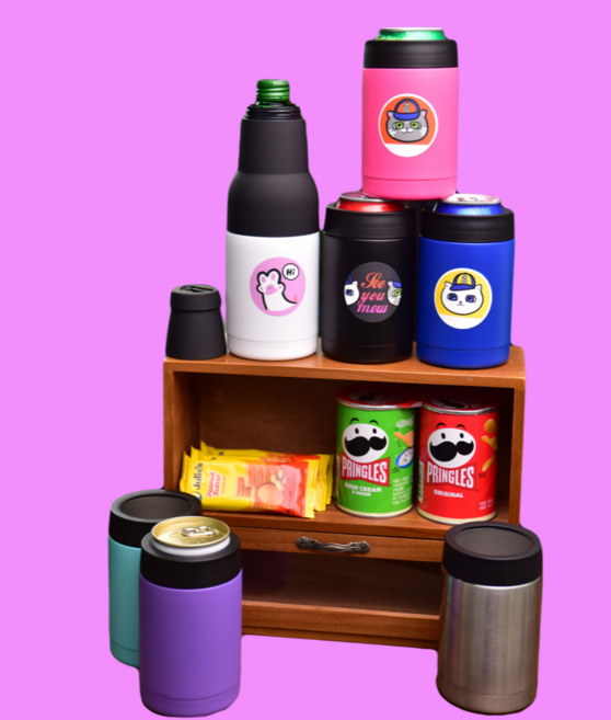 씨유미유 맥주 캔쿨러 쿨보틀 소주 쿨러 맥주캔 보냉컵 칠러, 민트, 1개