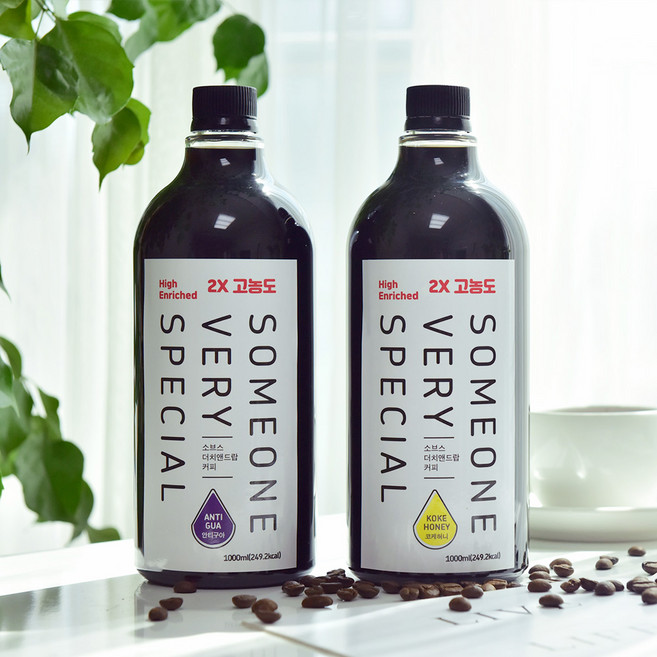 소브스 고농도 2X 더치커피 1L 고카페인커피 홈카페 업소용 콜드브루원액, 만델링, 1개