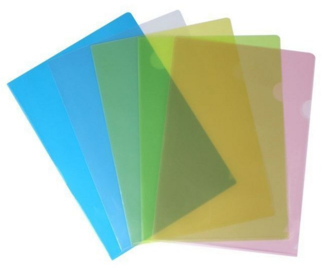 린디나 A4 반투명 클리어 L홀더(10개입), 1개, 옐로우