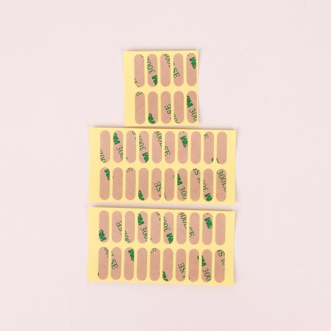 3M 미니 양면 테이프 에어팟 케이스 버즈 케이스 스티커 라운드형 20mm x 6mm, 50개