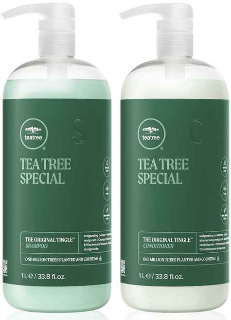 폴미첼 티트리 스페셜 샴푸+컨디셔너 1000ml, 2개, 1L