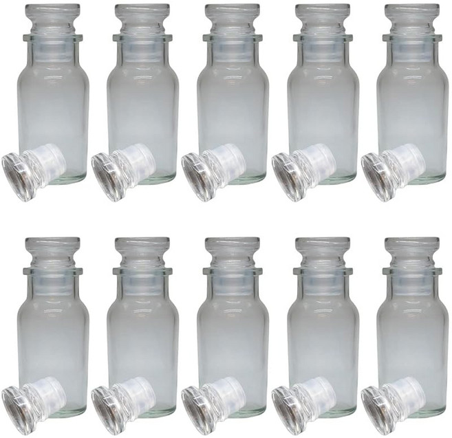 향신료 병 유리병 와그너 60ml 10개 세트 일본제 조미료 넣기 유리 마개 가 후리후리 중전 선택할 수 있습니다. 단순 세련된 나 디자인 유리병, 1개, 1ml