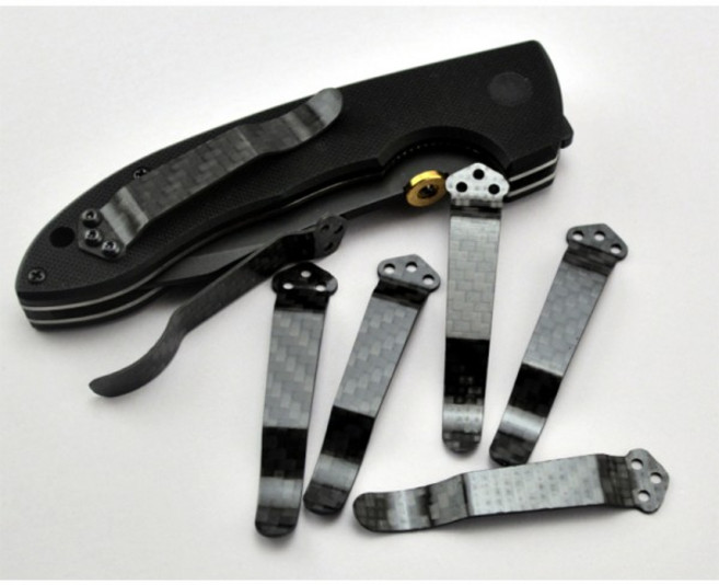 C81/C11/710/551 CQC EDC 나이프 클립 백 적합한 1Pc 탄소 섬유 포켓, 01 Type A, 1개