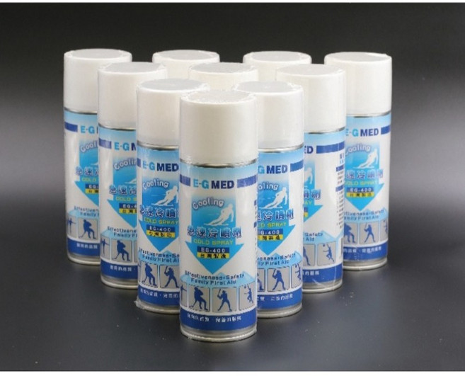 醫技 EG-400 400ml 冷凍噴劑 運動後極速冷卻, 1個, 急速冷噴劑 EG-400