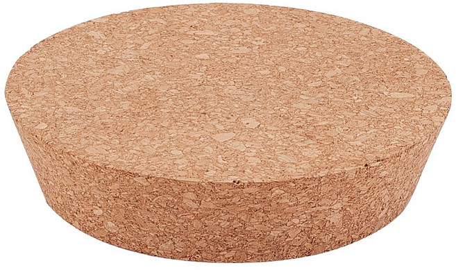 1개 대형 갈색 다용도 코르크마개 유리병 코르크마개 111~132x30mm, 버리우드