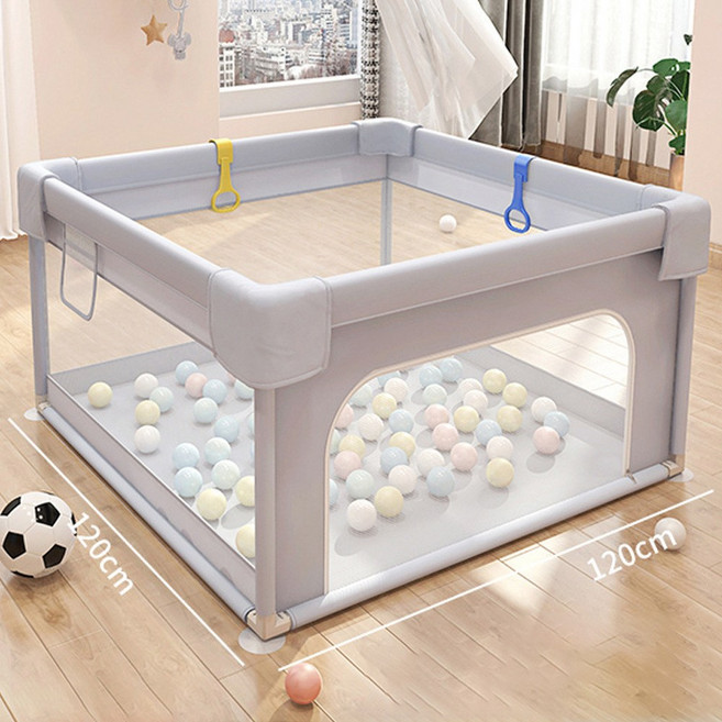 品高 嬰幼兒遊戲圍欄, 灰色120*120cm