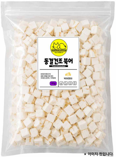 마마쇼 건강한 반려동물 간식, 190g, 1개, 동결건조 북어