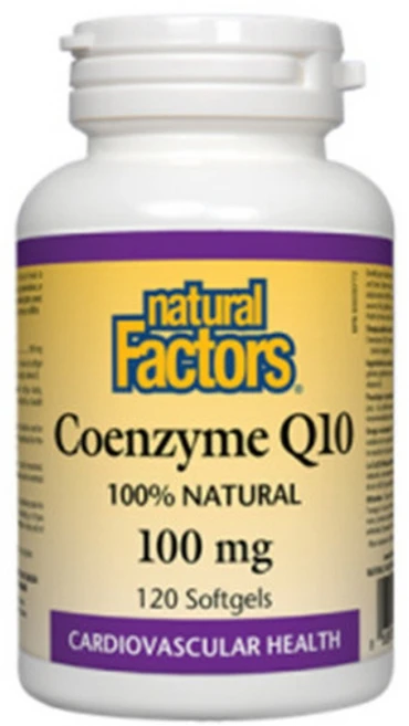 내추럴팩터스 코엔자임 Q10 100mg 120정 (Natural Factors Coenzyme Q10), 1개 - 쿠팡