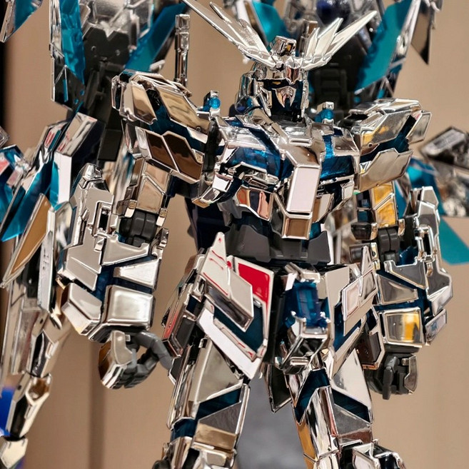 MG 실버 코팅 페넥스 건담 중국 다반 건프라, 1개