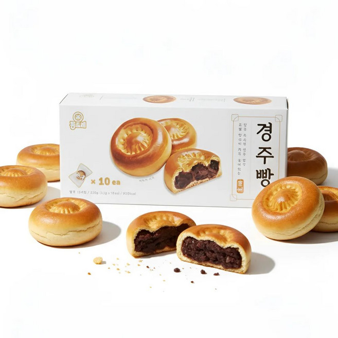 몽도레 경주빵(32gx10개입), 3개, 320g