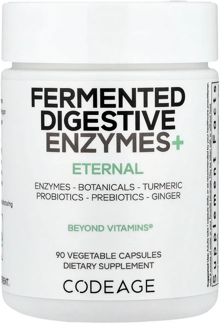 새해 첫좋은선물 Codeage 발효 소화 효소+ 베지 캡슐 90정 제대로 할인합니다, Codeage 발효 소화 효소 베지 캡슐 90정, 1개 - 쿠팡