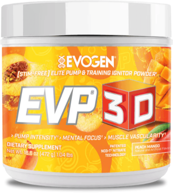 EVP 3D 무자극 펌핑 부스터 복숭아 망고맛, 1개, 472g