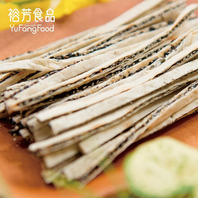 裕芳食品 黑芝麻夾心鱈魚片 方便攜帶 濃郁芝麻香, 1個